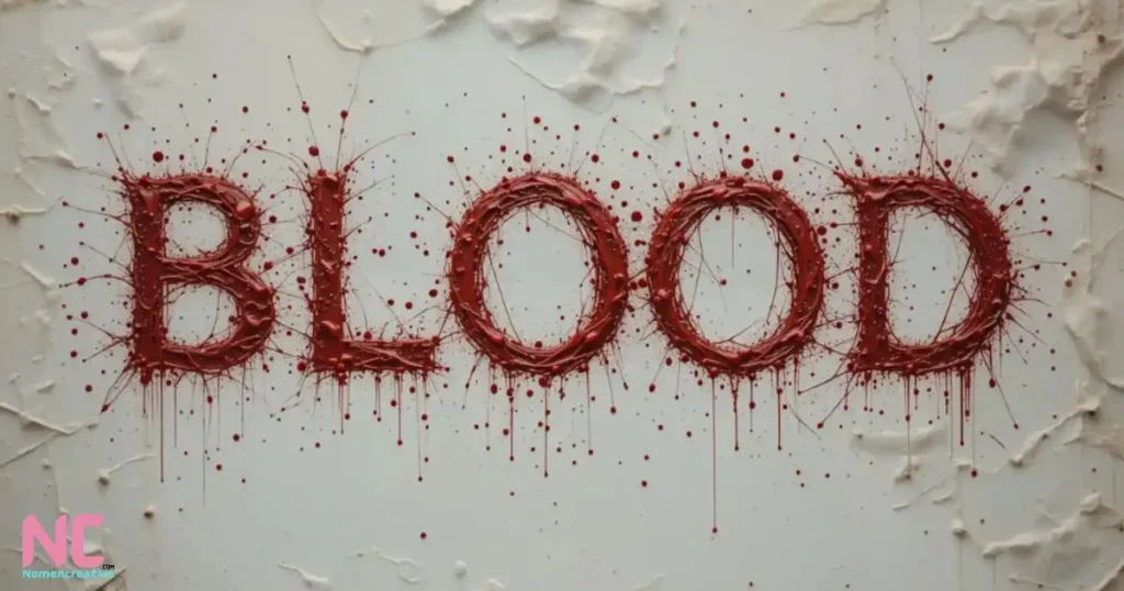 Names That Mean Blood